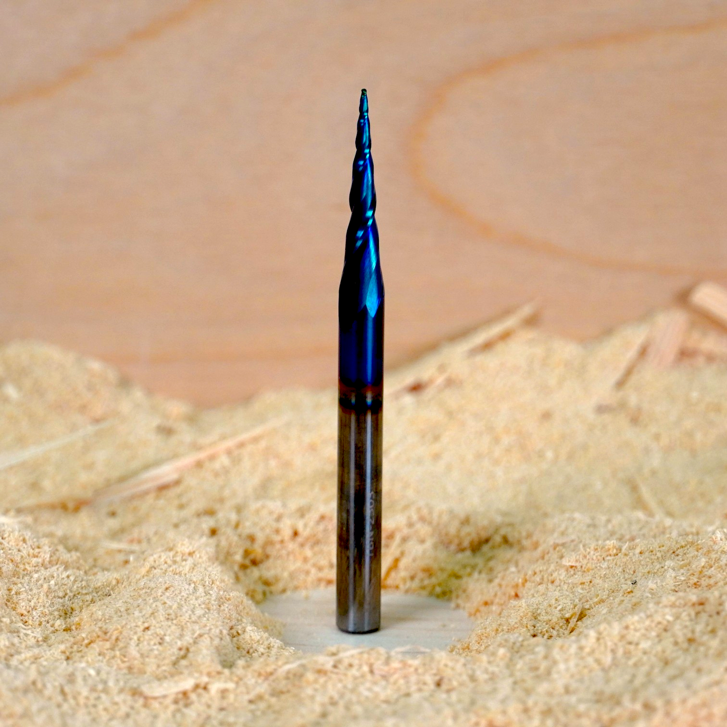 TBN-2503 1/32-inch tapered ball nose CNC bit dimensions and specifications